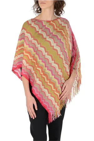 Missoni Capes, female, , Size: ONE SIZE Wool Blend Poncho
