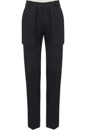 Alexander McQueen Slim-fit Trousers, male, , Size: M Trousers with Style/Model Name