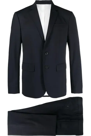 Dsquared2 Single Breasted Suits, male, , Size: 2XL Navy Jacket and Trousers Set
