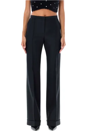 Serafini Straight Trousers, female, , Size: S Slim Flared Pants
