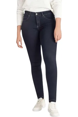 Mac Skinny Jeans, female, , Size: 2XL Slim Fit Straight-Leg Black Jeans