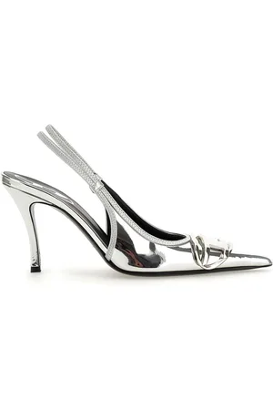 Diesel Pumps, female, , Size: 10 US Silver Heel Shoes