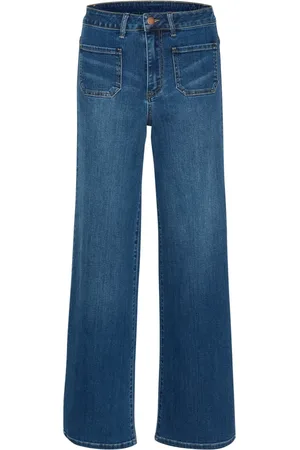 Kaffe Flared Jeans, female, , Size: S Flared Jeans Medium Washed Denim