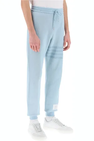 Thom Browne Sweatpants, male, , Size: S 4-bar joggers in cotton knit