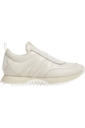 Moncler Sneakers, female, , Size: 9 1/2 US White City Trainer with M-Shaped Accent