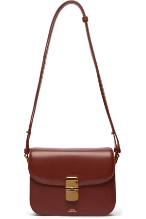 A.P.C. Cross Body Bags, female, , Size: ONE SIZE Small Leather Vintage Clutch Bag