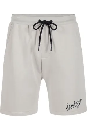 Iceberg Casual Shorts, male, , Size: S Light Grey Shorts