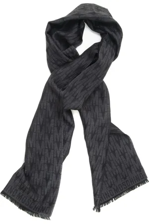 Moschino Winter Scarves, male, , Size: ONE SIZE Logo Wool Scarf