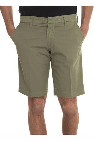 FAY Casual Shorts, male, , Size: W38 Stretch Cotton Bermuda Shorts with American Pocket
