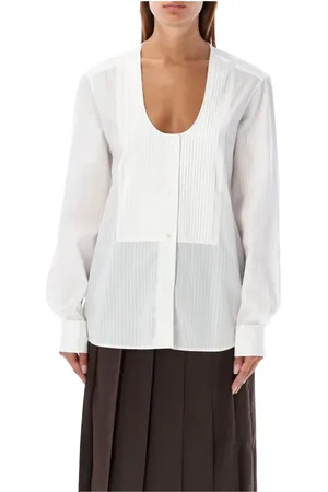 J.W.Anderson Blouses, female, , Size: 2XS Pintuck Bib Shirt