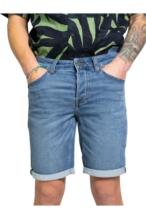 Only & Sons Denim Shorts, male, , Size: XS Zip and Button Shorts