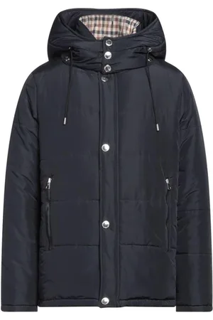 Aquascutum Winter Jackets, male, , Size: M Hooded Jacket with Tartan Lining