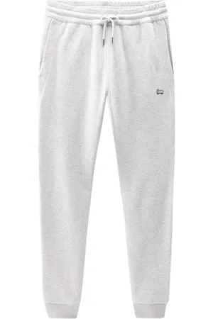 Woolrich Sweatpants, male, , Size: S Light Grey Blend Sweatpants