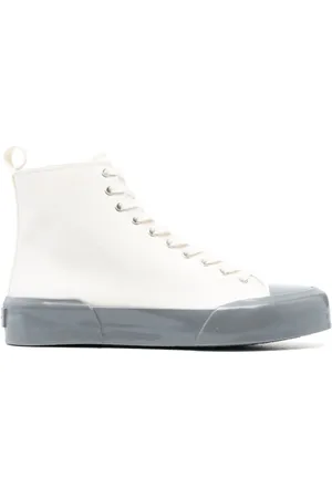 Jil Sander Sneakers, male, , Size: 9 US Canvas High-Top Sneakers