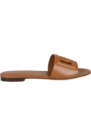 Dolce & Gabbana Sliders, female, , Size: 6 US Sandals Leather