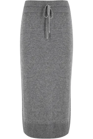 ERMANNO SCERVINO Maxi Skirts, female, , Size: L Soft Pencil Skirt with Drawstring Waist