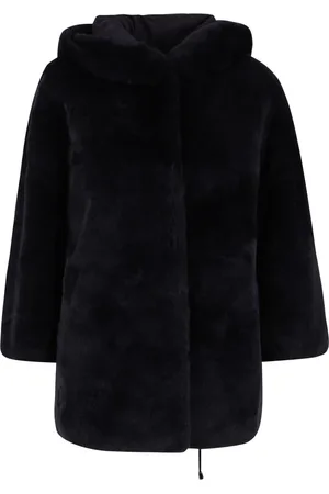 s.w.o.r.d 6.6.44 Faux Fur & Shearling Jackets, female, , Size: M Hooded Short Coat with Side Pockets