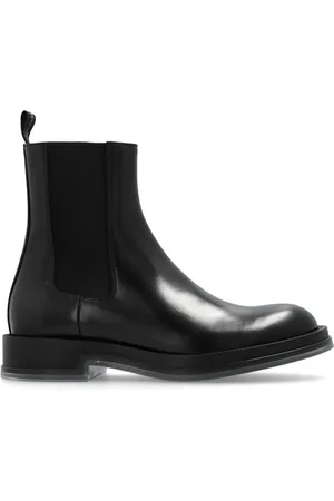 Alexander McQueen Chelsea Boots, male, , Size: 9 US Leather Chelsea Boots