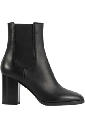 Gianvito Rossi Heeled Boots, female, , Size: 5 US Vitello heeled boots in leather