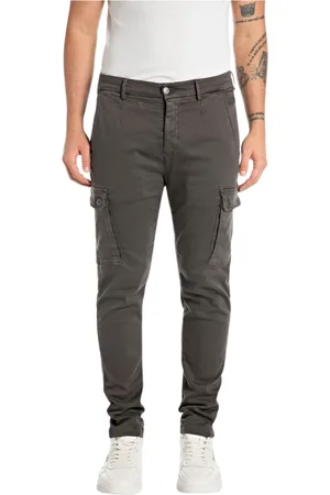 Replay Slim-fit Jeans, male, , Size: W30 L32 Dark Grey Jeans