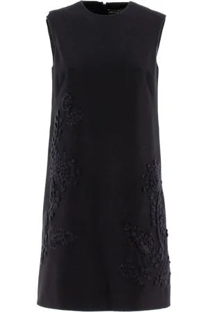 ERMANNO SCERVINO Short Dresses, female, , Size: XS Soft Wool Embroidered Mini Dress