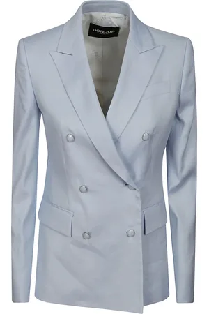 Dondup Blazers, female, , Size: L Jewel Button Double-Breasted Blazer