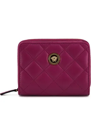VERSACE Wallets & Cardholders, female, , Size: ONE SIZE Luxury Nappa Leather Wallet