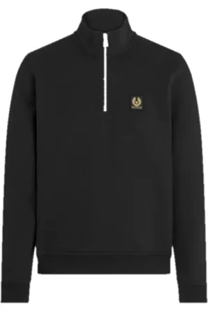 Belstaff Sweatshirts, male, , Size: L Quarter Zip Sweatshirt with High Neck