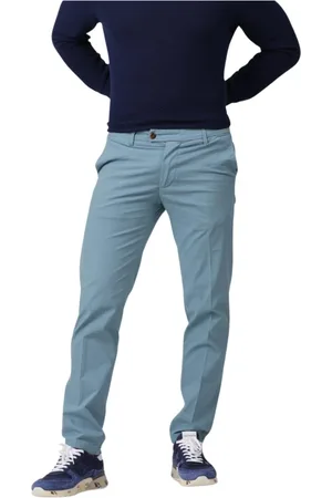RE-HASH Chinos, male, , Size: W38 Mucha 10 Chinos with Folded Hem