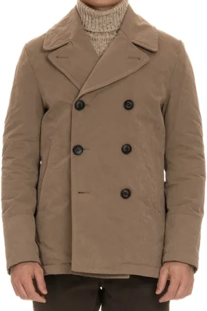 Sealup Double-Breasted Coats, male, , Size: 3XL Graphene Peacoat Coats Rope