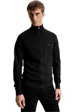 Tommy Hilfiger Cardigans, male, , Size: S Classic Zip-Up Sweater