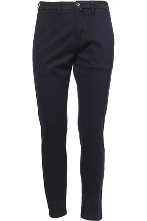 Siviglia Slim-fit Trousers, male, , Size: W31 Cotton Blend Pants with American Pockets