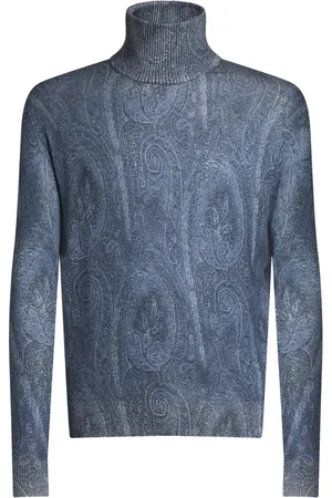Etro Turtlenecks, male, , Size: L Paisley Turtleneck Sweater