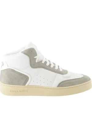 Saint Laurent Sneakers, male, , Size: 7 US Bicolor Leather and Suede Sneakers