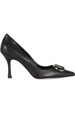 Twin-Set Pumps, female, , Size: 9 US Leather Logo Plate Heels