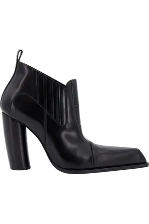 OFF-WHITE Heeled Boots, female, , Size: 6 US Leather Ankle Boots