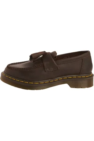 Dr. Martens Business Shoes, female, , Size: 10 US Leather Moccasin Shoes with Tassels