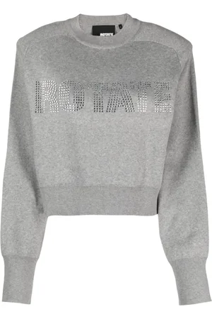 ROTATE Sweatshirts, female, , Size: XL Rotate Sweaters Grey