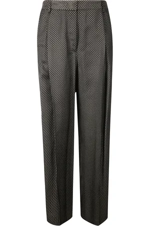 ALBERTO BIANI Slim-fit Trousers, female, , Size: M Wide Leg Trousers with Pressed Crease