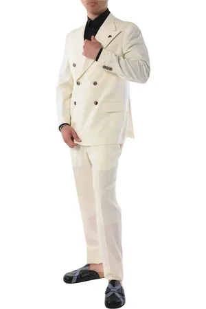 GABRIELE PASINI Double Breasted Suits, male, , Size: L Single-breasted suit with lancia lapel