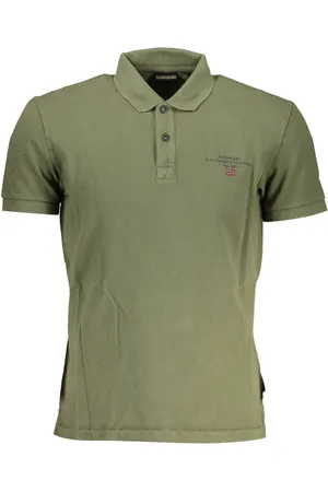 Napapijri Polo Shirts, male, , Size: XL Cotton Polo Shirt with Print and Logo