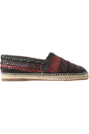 Dolce & Gabbana Espadrilles, female, , Size: 12 US Buffalo Leather Espadrille Shoes