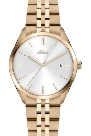 QS by s.Oliver Watches, female, , Size: ONE SIZE Elegant Rosegold Stainless Steel Ladies Watch