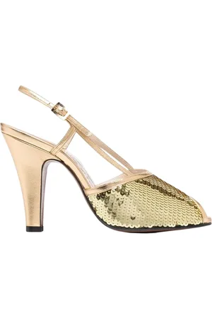 Salvatore Ferragamo High Heel Sandals, female, , Size: 9 US High Heel Sequin Sandals