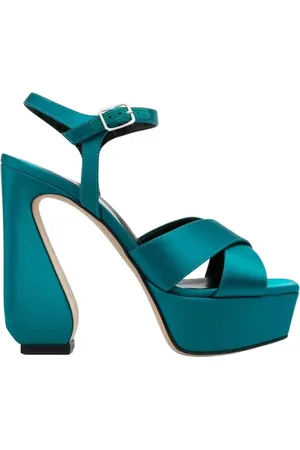 Sergio Rossi High Heel Sandals, female, , Size: 10 US High Heel Buckle Sandals