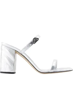 Alexander McQueen Heeled Mules, female, , Size: 8 US Leather heels