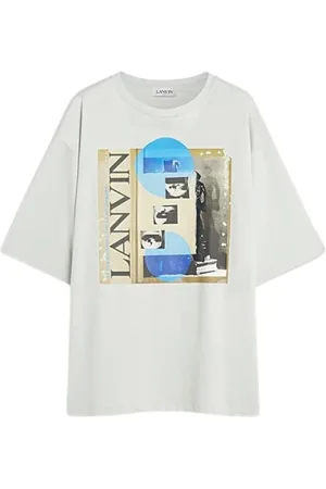 Lanvin T-Shirts, female, , Size: S Printed Archive Oversized Tee Shirt