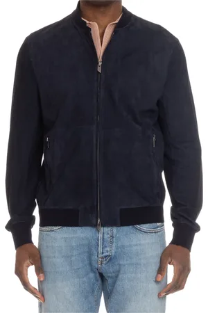 SALVATORE SANTORO Bomber Jackets, male, , Size: 2XL Zip-Up Baseball Jacket