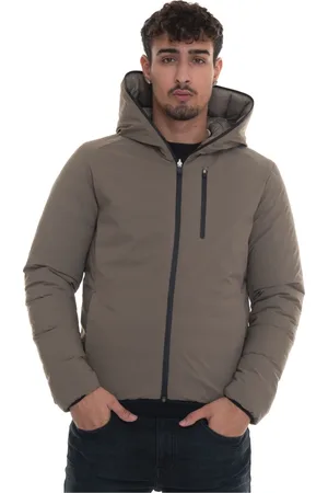 save the duck Down Jackets, male, , Size: 3XL Reversible Water Repellent Hooded Harrington Jacket