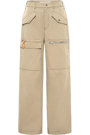 DION LEE Wide Trousers, female, , Size: XS Beige Cargo Trousers